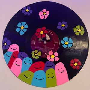 hippie painted vinyl